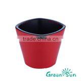 ABS Plastic Bright Color Flower Pot With Separate Inner Design thumbnail-5