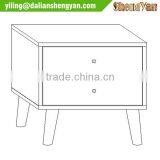 Wooden Nightstand, Bedside thumbnail-2