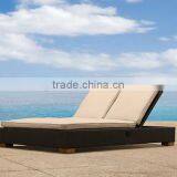 2017 Trade Assurance Most Popular Outdoor Beach Garden Used Woven Rattan Handmade Lover Daybed thumbnail-1
