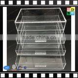 2016 HIGH TRANSPARENT ACRYLIC MAKEUP ORGANIZER 4 COMPARTMENTS WITH LIPSTICK HOLDER thumbnail-5