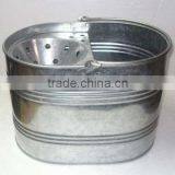 16 L Galvanised House Hold Seamless Mop Bucket With Wringer, Metal Mop Bucket, Galvanized Mop Bucket thumbnail-3