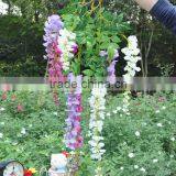 Top Lovely Artificial Wisteria Flower Durable and Beautiful Plastic Aromatic Artificial Flower Vine Vertica thumbnail-1