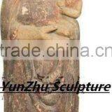 The Virgin Hug With The Son of God Antique Imitation Wooden Statue thumbnail-1