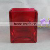 Transparent Glass Vase , Square Glass Flower Vase thumbnail-5
