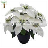 Artificial Euphorbia Plant Bonsai Christmas Flower Bonsai thumbnail-2