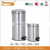 30L Stainless Steel Foot Pedal Kitchen Waste Bin thumbnail-4