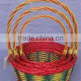 30cm Wicker Colorful Basket thumbnail-1