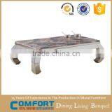 C8051 Marble Top, Glass Top Modern Design Center Coffee Table thumbnail-1