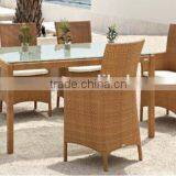 5 Pieces Color Option Outdoor Dining Table And Chair Set thumbnail-1