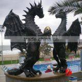 Bronze Dragon Sculptures for Square Decoration thumbnail-1