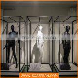 New Arrival Fiberglass Full Body Wholesale Mannequins With Leather Cover thumbnail-1