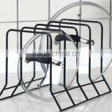 Stainless Steel Metal Kitchen Wall Mounted Hanging Pot Cover Rack thumbnail-1