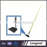 Good quality manual power source garden hoe with long wooden handle