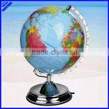 Quality Educational 250mm Plastic Rotating World Globe With Light thumbnail-1
