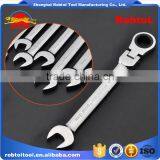 10mm Ratchet Wrench Flexible Head Gear Spanner Combination Torque Chrome Vanadium Auto Repair Two Way thumbnail-6