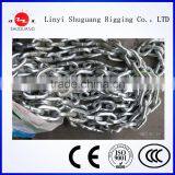 GAVANIZED OR SELF COLOR HOT SALE ASTM90 STANDARD LINK CHAIN SHUGUANG MADE IN CHINA thumbnail-2