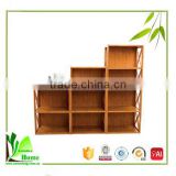 Quality homewares natural bamboo unique bookshelves for sale
