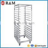 Food Trolley For Sale Commercial,Mini Food Bakery Stainless Steel 16 Rack Food Trolley thumbnail-1