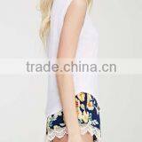 Casual Bamboo Texture Rendering Vest T-shirt Casual Top Wholesale Women Tops Girls Top thumbnail-3