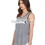 Guangzhou Garment Sublimation Custom Stringer Tank Top Wholesale Plain Loose Tank Top for Women in Bulk thumbnail-3