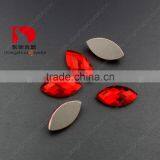 Colorful Navette Drop Flat Back Glass Mirror Stones Crystal Rhinestone for Pendant ;jewelry Making ,
