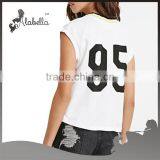 White Tops With Custom Printed Top Clothes thumbnail-2
