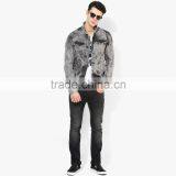 Gray Washed Fitness Casual Boys Jacket With High Quality thumbnail-2