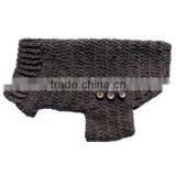 Three Buttons Knitting Patterns for Dog Clothes Sweater thumbnail-1