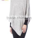 Classic Luxury Poncho Wool Poncho in Cashmere thumbnail-4