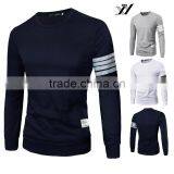 Men Slim Fit Cotton Round-Neck Long Sleeve Casual T-Shirt thumbnail-2