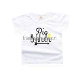 S17511A Girl Clothes Big Sister Letter Printed With Short Sleeve Cotton T-Shirts thumbnail-4