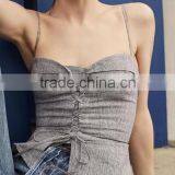 Runwaylover 124 New Fashion 2017 Women Sexy Strapless Crop Tops thumbnail-1