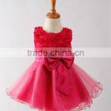 High Quality Little Queen Real Sample Flower Girl Dress Made in China thumbnail-2