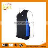 ISO9001/BSCI Manufature Black Mens Fitted Knitting Pattern Vest thumbnail-1