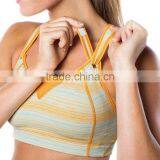 Factory Wholesale Yoga Fitness Breathable Seamless Best Workout Bras thumbnail-2