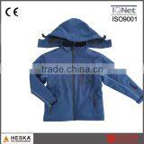 Good Quality Quilted Softshell Jacket Kids Jacket With Removable Hat thumbnail-1