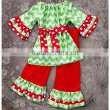 Yiwu Factory Prices Are Wholesale Manufactures Children Clothes Girl Fashion Personalized Christmas Outfit thumbnail-1