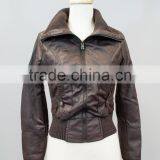 Lady pu Leather Jacket/motorcycle Blazer/mexico Leather Jackets #LPU0209 thumbnail-4