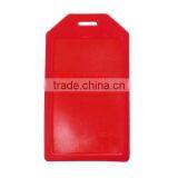 Red Vertical Polyvinylchlorid ID Cards Badges Holders 10.4cm X5.9cm thumbnail-1