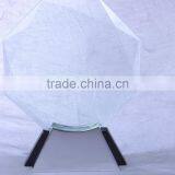 Factory Wholesale Customized Engraving Crystal Glass Trophy For Wooden Base Trophy KC-05 thumbnail-4