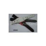 Long Plain Leather Wrist Watch Straps For Special Watches White / Black / Red Watch Bands With1320S