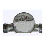High Precision Residential Single Jet Water Meter , Hot Water Flow Rate Meter thumbnail-1