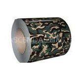 Camouflage Colored Galvanized Steel Coil / Prepainted Galvanized Steel Coils PPGI Plates