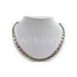 IP Gold Magnets Stainless Steel Necklace 48cm Lemgth / Mens Stainless Steel Chains thumbnail-1