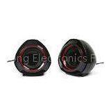 2.0 Channel Creative USB Powered Computer Speakers Black 3.5 mm Jack For Laptop