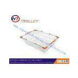 Custom Handling Carry Steel Metal Supermarket Shopping Basket 20 Liter thumbnail-1