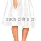 Women Casual Cheap White A-line Skirts Long Skirts New Ladies Fashion Wear A-line Skirts For Women thumbnail-4
