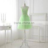 New Fashion Elegant A-line Sexy Scalloped Satin With Sahses Formal Evening Dress Prom Dresses ED627 thumbnail-1