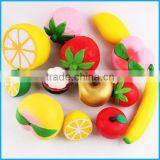 Hot Selling Stress Released Fruits Squishy Kawaii Toys Slow Rising Squishy