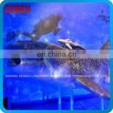 Indoor Playground High Simulation Colarful Shark Model